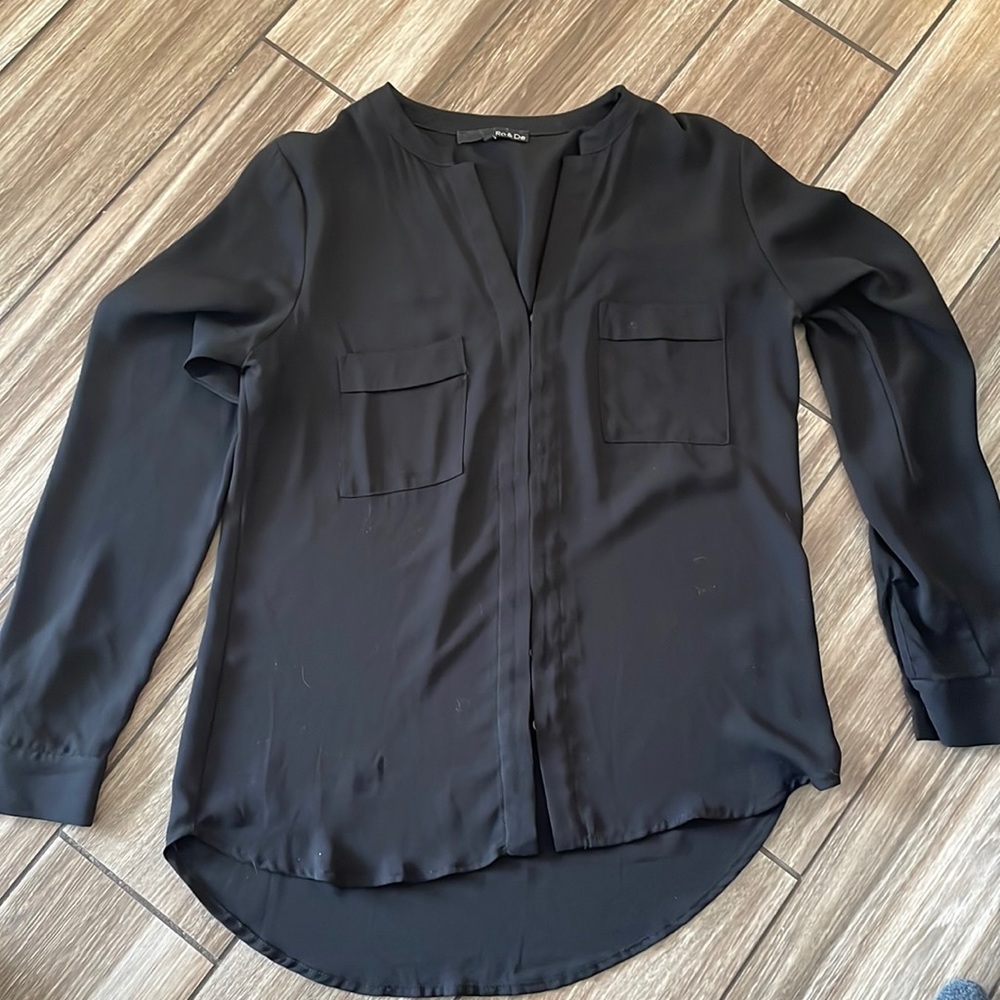 Black long sleeve top. Soft and sexy